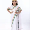 Indian fancy dress for girls Bharat Mata saree costume with custom stitching