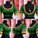 360 view of bridal Aari blouse