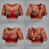 360 view bridal Aari blouse modern design