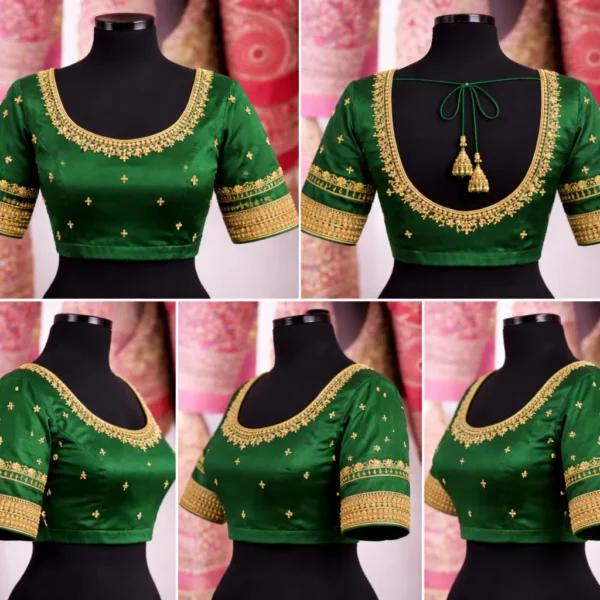 360 view of bridal Aari blouse