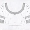 Aari blouse front tracing design