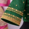 Double border sleeve Aari embroidery design