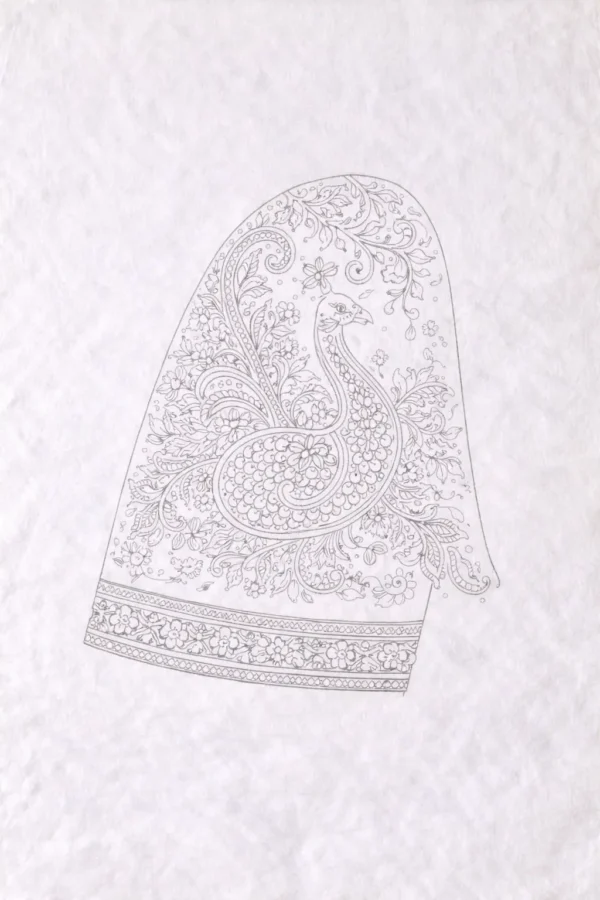 Sleeve blouse Aari embroidery tracing design