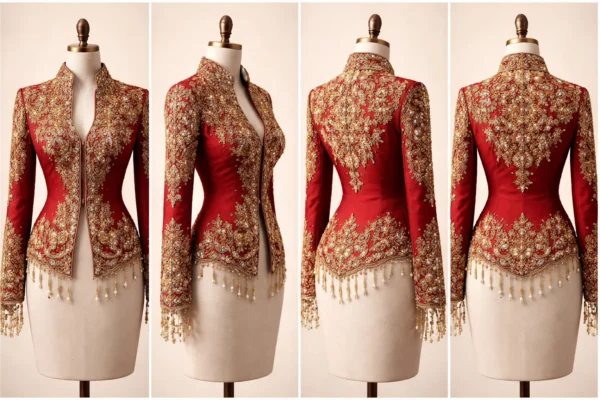 360 View Bridal Aari Blouse