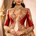 Designer Coat Style Blouse saree View