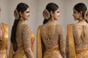 360 View Bridal Aari Blouse Design