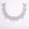 Aari blouse front neck tracing design for embroidery pattern