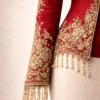 Aari Embroidery Sleeve Detailed View