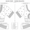 Printable Aari design paper tracing for bridal blouse embroidery