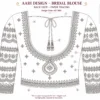 Back Paper Tracing Design for Maggam Work Bridal Blouse