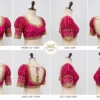 360 degree bridal Aari blouse design with full Maggam work and heavy bridal finish