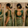 360 degree bridal blouse showcasing premium Aari embroidery and Maggam work