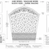 Sleeve Paper Tracing Design for Bridal Aari Embroidery Work