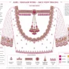 Back Neck Paper Tracing Design for Deep Scallop Bridal Aari Blouse