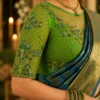 Heavy bridal sleeve Aari embroidery design with floral vine Maggam work detailing