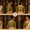 360 degree luxury bridal Aari blouse design with handcrafted embroidery