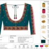Back Paper Tracing Design for Bridal Maggam Work Blouse