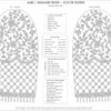 Sleeve tracing pattern for bridal Aari embroidery and Maggam Work