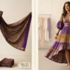 Custom Saree to Asymmetrical High-Low Dress Conversion