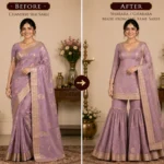 Custom Saree to Sharara/Gharara Dress Conversion