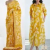 Custom Saree to Shirt Dress Conversion