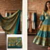 Custom Saree to Tiered Boho Dress Conversion Service