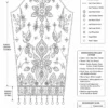 Transparent Net Sleeve Bridal Aari Embroidery with Floral Maggam Work, Ruby Stones and Antique Gold Beads paper tracing