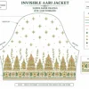 Emerald Green Temple Heritage Invisible Aari Jacket Detachable Transparent Organza Bridal Jacket sleeve paper tracing