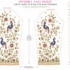 Sleeve paper tracing design of Ivory Peacock Royal Invisible Aari Jacket for Aari embroidery