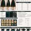 Artelle Deco Art Deco vintage party dress front view with geometric embroidery