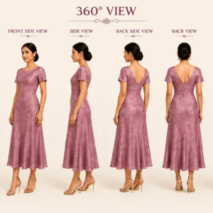 Aurelia Bias Vintage Bias-Cut Party Dress