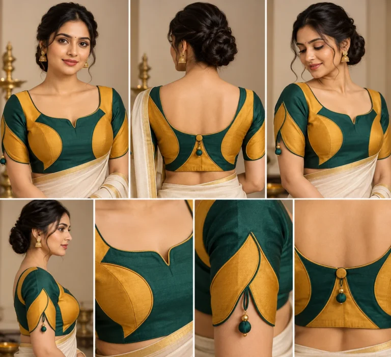 Mango Orbit fusion saree blouse collection for Deepavali and festive occasions
