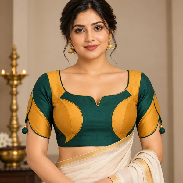 Mango Orbit fusion saree blouse collection for Deepavali and festive occasions