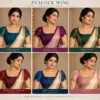 Peacock Wing Fusion Saree Blouse | Deepavali Designer Blouse