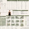 Rosalie Bow vintage bow party dress with fitted bodice and flared midi skirt