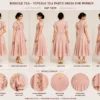 Roselle Tea Vintage Tea Party Dress for Women