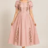Roselle Tea Vintage Tea Party Dress for Women