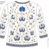Premium handcrafted Royal Blue Invisible Aari Jacket