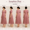 Seraphine Pleat fabric cutting layout for 44 inch width fabric