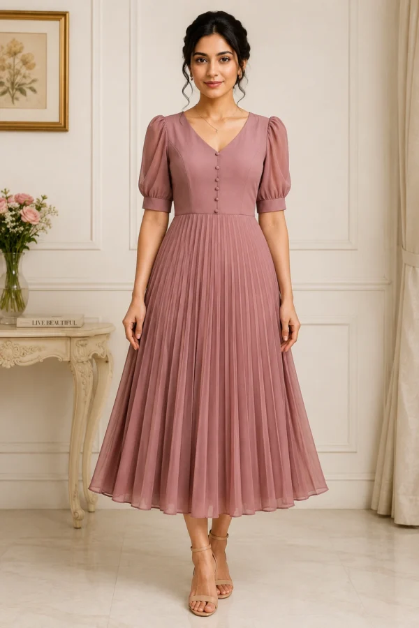 Seraphine Pleat fabric cutting layout for 44 inch width fabric